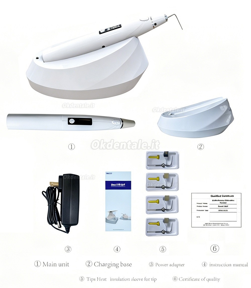 Penna riscaldante cordless per endodonzia Mecco Smart Fill-P , sistema di otturazione guttaperca